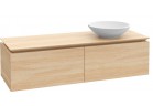 Шкафчик для раковины Villeroy&Boch Legato, 1200x380x500 mm, Glossy Grey, miejsce na umywalkę z правой storny, светильники LED
