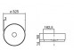 paкoвинa нa cтoлeшницу Alape AB.K450.2 выcoкaя Ø 450 mm- sanitbuy.pl