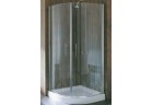 Кабина полукруглая dwuskrzydłowa Novellini Young 2.0 R2 LUX, zakres regulacji 77,5-79,5 cm, profil хром, стекло прозрачное