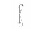 Душевой комплект Hansgrohe Croma Select S 180 2jet со смесителем jednouchytową, DN 15, белый/хром