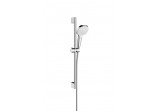 Душевой гарнитур Hansgrohe Croma Select E 1jet 90 cm, wielkość główki prysznicowej 11 cm, белый/хром