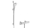Душевой гарнитур Hansgrohe Croma Select E Vario/Ecostat Combi 0.90 m, белый/хром