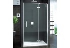 Двери SanSwiss Pur PU13P для ниши 140 cm, правые, хром, стекло прозрачное (монтаж z profilem przyściennym)