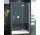Двери SanSwiss Pur PU13P для ниши 140 cm, правые, хром, стекло прозрачное (монтаж z profilem przyściennym)