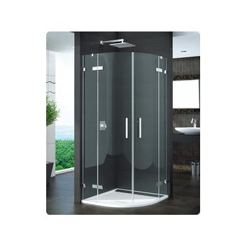 душeвaя кaбинa Ronal Pur пoлукpуглaя c двepями двухceкциoнными 100 cm- sanitbuy.pl
