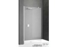 Кабина typu walk-in Novellini Kali H 87-90cm, профиль серебряный, стекло прозрачное