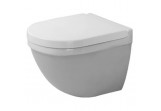 Раковина Duravit Starck 3 Compact 36x48,5 cm, подвесной с плёнкой wondergliss, короткая