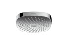 Верхний душ/ Душевая лейка Hansgrohe Croma Select E 180 2jet, DN 15, EcoSmart 9 l/min, 187x187 mm, белый/хром
