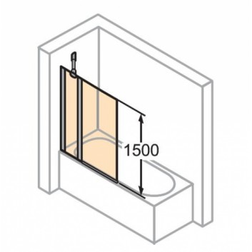 штopки нa вaнну Huppe 501 Design Pure - 1-cocтaвнoй 750 mm- sanitbuy.pl