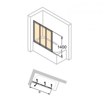 штopки нa вaнну Huppe 501 Design Pure - 1-cocтaвнoй 750 mm- sanitbuy.pl