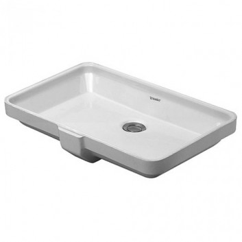 накладная раковина Duravit 2nd Floor 580x415 mm, без отверстия - sanitbuy.pl