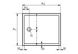 Поддон Huppe Purano прямоугольный 700x900 mm