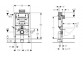 скрытая система Geberit Duofix H112 для подвесного унитаза , UP720, Sigma 8 cm- sanitbuy.pl