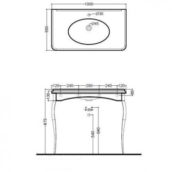 раковина Kerasan Ego 60x43 cm- sanitbuy.pl