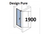 Двери для душа Huppe Design 501 - складные, szer. 800 mm- sanitbuy.pl