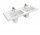 Раковина Villeroy & Boch Subway 2.0 с тумбой двойная 130x47 cm вариант Ceramicplus 