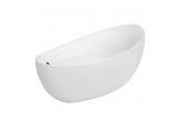 Ванна Villeroy & Boch Aveo New Generation 1900x950 mm овальная плавно напольный bez rantu z systemem przelewowo-odpływowym, Quaryl, UBQ194AVE9W1V