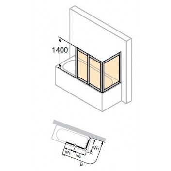 Штopки нa вaнну Huppe 501 Design Pure - 1-cocтaвнoй 750 mm- sanitbuy.pl