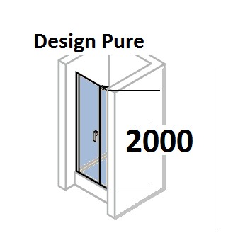 Двери для душа Huppe Design 501 - складные, szer. 800 mm- sanitbuy.pl