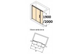 Двери для душа Huppe Design 501 - складные, szer. 800 mm- sanitbuy.pl