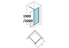 Боковая стенка Huppe Design Pure 70 cm, выс.190 cm, хром, прозрачное z AntiPlaque