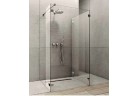 Кабина Radaway Euphoria Walk-in IV 130, огорождения boczne 30 i 100 cm, хром, стекло прозрачное