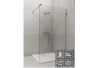 Стенка Radaway Euphoria Walk-in V 120, хром, стекло прозрачное
