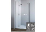 Кабина Radaway Fuenta New PDD 80x80 cm, хром, стекло прозрачное EasyClean