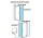 Стенка Radaway 120 cm, хром, стекло прозрачное EasyClean, 384054-01-01