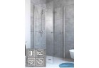 Кабина Radaway Fuenta New KDD-B 90x90 cm (typ - BIFOLD), хром, стекло прозрачное EasyClean, 384071-01-01L+384071-01-01R