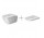 Раковина Duravit Happy D.2 подвесной 36,5x54 cm, rimless, bezrantowa + сидение опускающаяся плавно