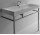 Раковина Kerasan Cento 120x45 cm с отверстием na baterie белая