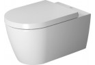 Раковина Duravit Me by Starck Rimless 37x57 cm, подвесной, bezrantowa+крышка с микролифтом