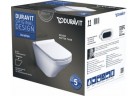 Раковина Duravit DuraStyle подвесной, 37x54 cm+крышка с микролифтом, белая