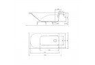 Ванна прямоугольная comfort Plus Коло 150 x 75 cm