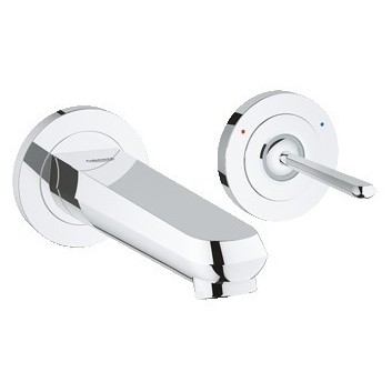 Bateria umywalkowa Grohe Eurodisc Joy ścienna, dł. 171 mm, 2-otworowa- sanitbuy.pl