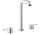 Смеситель для раковины Grohe Essence напольный, wys. 244 mm, хром, на 3 отверстия
