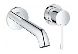 Смеситель для раковины на 2 отверстия Grohe Essence, скрытая - хром