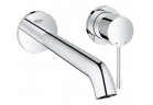Смеситель для раковины на 2 отверстия Grohe Essence, скрытая, dł. 230 mm - хром