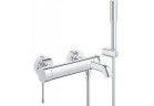 Смеситель для ванны с набором для душа Grohe Essence подвесная, хром, однорычажный