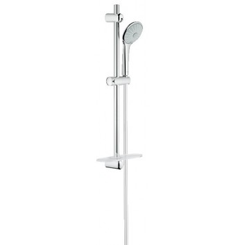 Zestaw z drążkiem prysznicowym Grohe Euphoria 110 Massage ścienny, wys. 470 - 620 mm, chrom, 3 strumienie- sanitbuy.pl