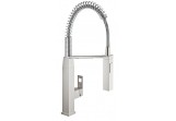 Смеситель кухонный GROHE Eurocube 1/2", напольный, wys. 547 mm, supersteel, с выдвижным изливом