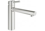 Смеситель кухонный GROHE Concetto 1/2" напольный, wys. 265 mm, supersteel, однорычажный