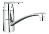 Смеситель кухонный GROHE Eurosmart Cosmopolitan напольный, wys. 202 mm, хром, однорычажный, монтаж podokienny