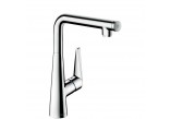 Bateria kuchenna jednouchwytowa Hansgrohe Metris Select stojąca, wys. 339 mm, chrom, obrotowa wylewka- sanitbuy.pl