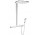 Душевой гарнитур Hansgrohe Rainmaker Select 460 2jet, zasięg 580 mm, белый/хром, EcoSmart