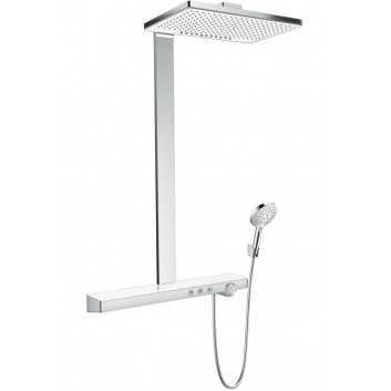 Zestaw prysznicowy Hansgrohe Rainmaker Select 460 3jet, zasięg 580 mm, biały/chrom- sanitbuy.pl