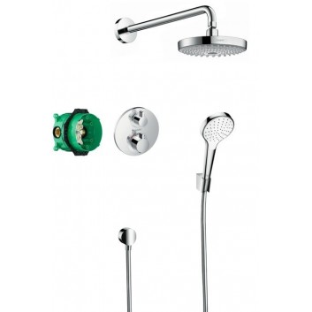 Zestaw podtynkowy Hansgrohe Croma Select E/Ecostat E podtynkowy, chrom- sanitbuy.pl