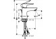 Bateria umywalkowa 1-uchwytowa Hansgrohe Talis E 110 wys. 191 mm, chrom, CoolStart, komplet odpływowy- sanitbuy.pl