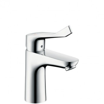 Bateria umywalkowa 1-uchwytowa Hansgrohe Focus Care 100 wys. 239 mm, chrom, bez kompletu odpływowego- sanitbuy.pl